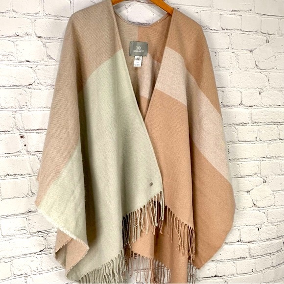Soia & Kyo neutral toned poncho one size fits all - Picture 8 of 12